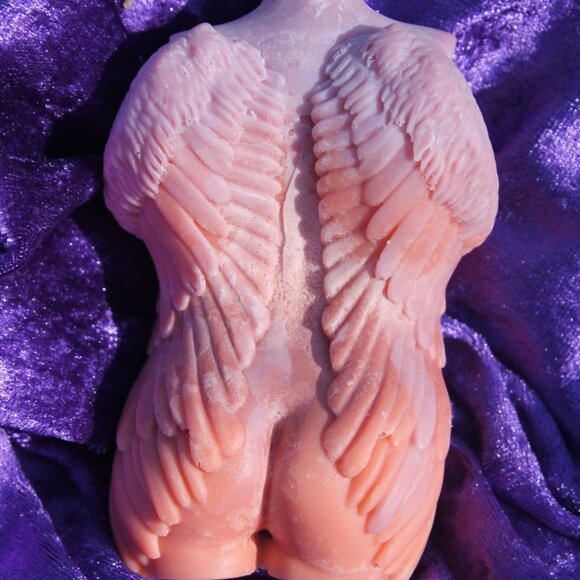 Angel Wing Torso Candle - Picture 4 of 6